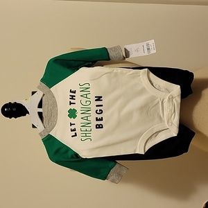 NWT: Carter's St Patrick's Day Let the Shenanigans Begin 2 Piece Set